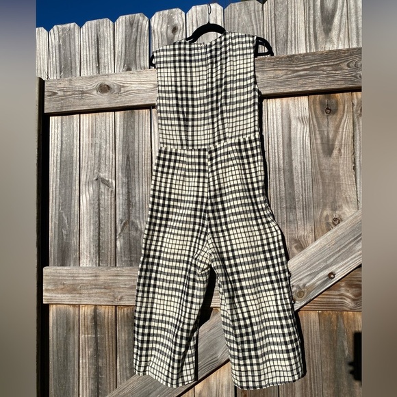 Urban Outfitters jumpsuit jumper romper in black and cream with pockets - Picture 5 of 7